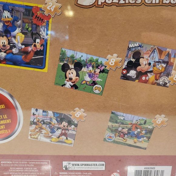 Disney Mickey Mouse Wood Puzzles Minnie Mouse Donald Duck Goofy - Picture 11 of 12
